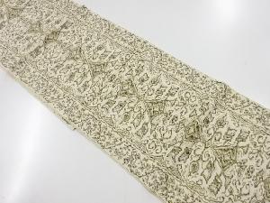 アンティーク　更紗模様織り出し袋帯（材料）